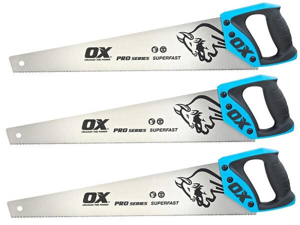 OX HandSaws 22" Triple Pack