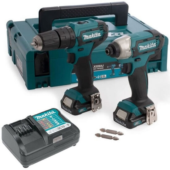 Makita CLX228AJ 12v Twin Pack