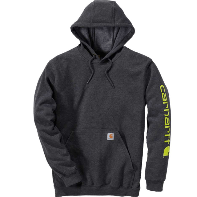 Carhartt K288 Carbon Heather Loose Fit Midweight Logo Sleeve Graphic Sweatshirt A One Tools Fixings