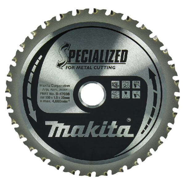 Makita B-47036, (B-47151) Circular Saw Blade, Specialized, TCT ...