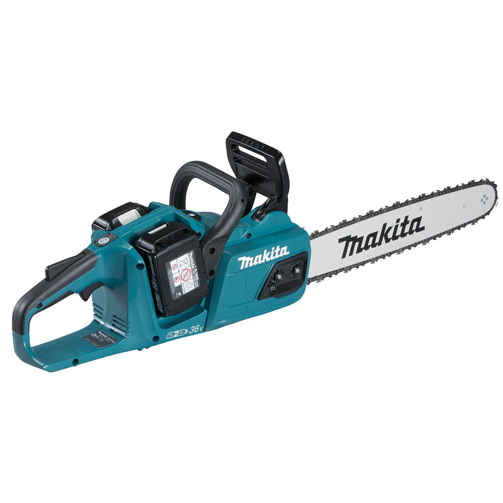 Makita DUC405 16" 18v LXT Brushless Rear Handle Chainsaw, Inc 2 x 5.0ah Batteries and Charger