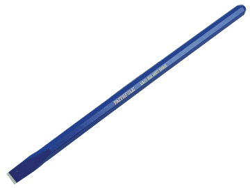 A blue carpenters pencil with a flat rectangular shape and sharpened tip, designed for marking wood and construction materials.