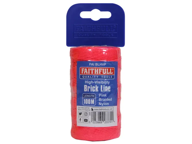 A roll of pink string.