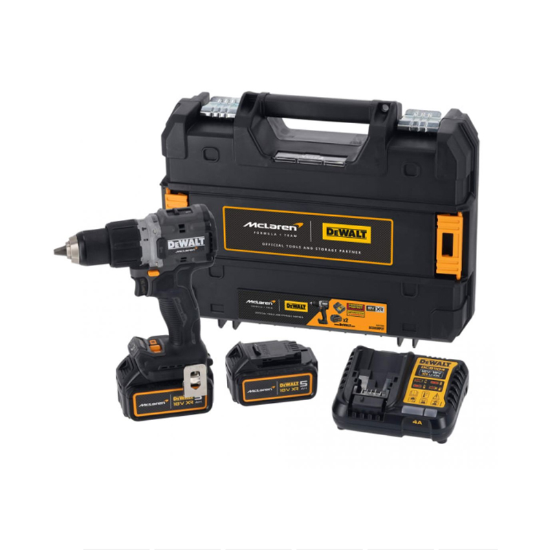 DeWalt DCD85MP2T dewalt mclaren drill, dewalt 18v mclaren drill