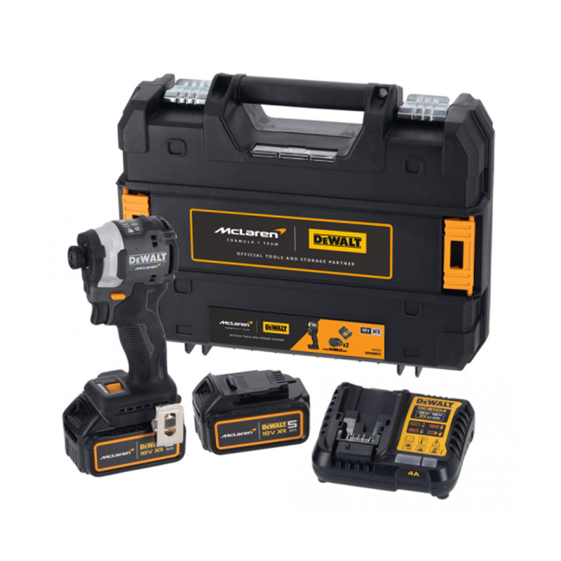dewalt DCF85MP2T-GB dewalt 18v mclaren impact driver