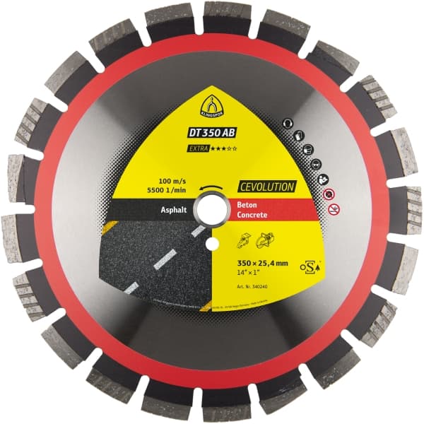 Klingspor DT 350 AB Extra CEVOLUTION 350 x 20 Diamond Blade