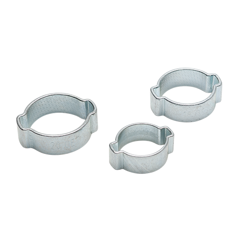 A silver Parweld HOSE CLAMP 5/8" (15-17MM) rests on a plain white background.
