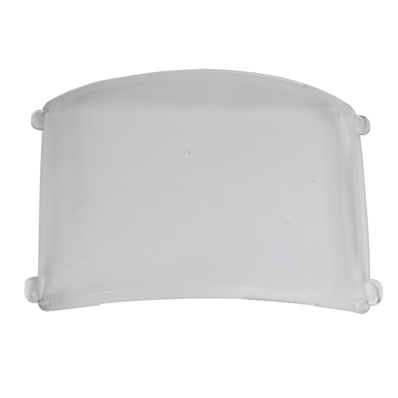 Pack of 5 transparent, curved outer cover lenses with four small edge tabs for XR943H models on a plain white background.