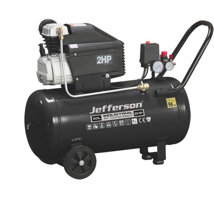 Jefferson JEFC050L08B-230 50 Litre 2HP 8 Bar Compressor (230V)
