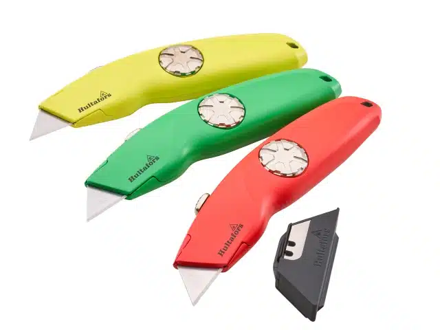 XMS26HVKNIFE Hultafors Hi-Vis Trimming Knife