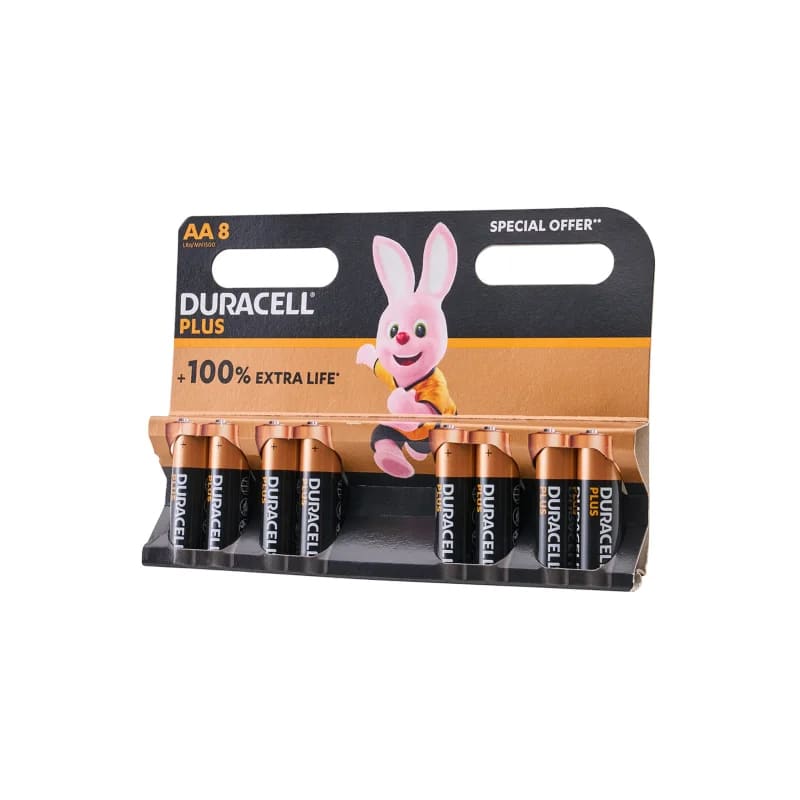 XMS26DURAA Duracell AA Battery Pack (8 Pack)