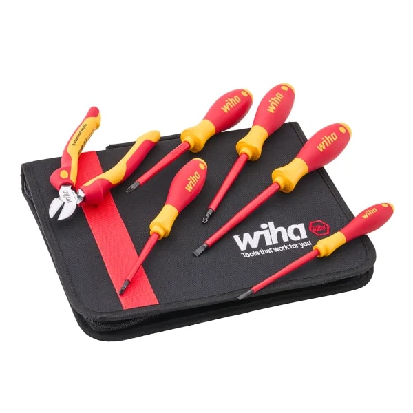 XMS26VDESET Wiha Electrician's VDE Screwdriver & Plier Set