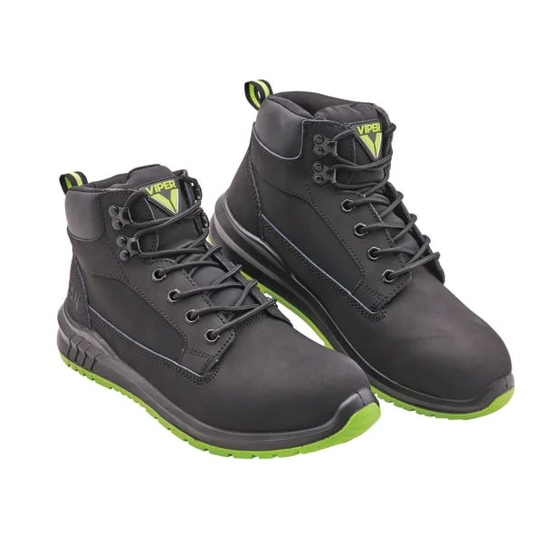 XMS26VIPER Scan Black/Green Viper Safety Boots