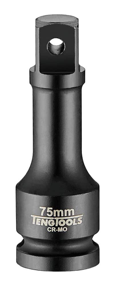 A black impact socket extension bar.