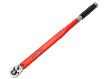 1/2″ Quick Release Reversible Ratchet with a red handle and black grip.