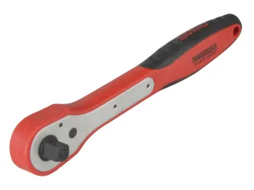 Teng 1200FRP 1/2″ Quick Release Reversible Ratchet featuring a red and black handle.