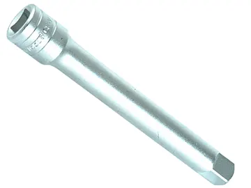 A silver metal Teng Extension Bar 1/2in Drive with a square drive end.