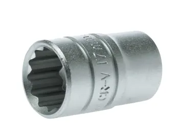 1/2″ 12-Point Drive Bi-Hexagon Socket.