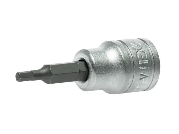 Teng S2 Hex Socket Bit 3/8in Drive 3mm with a 3/8-inch drive and 3mm tip.